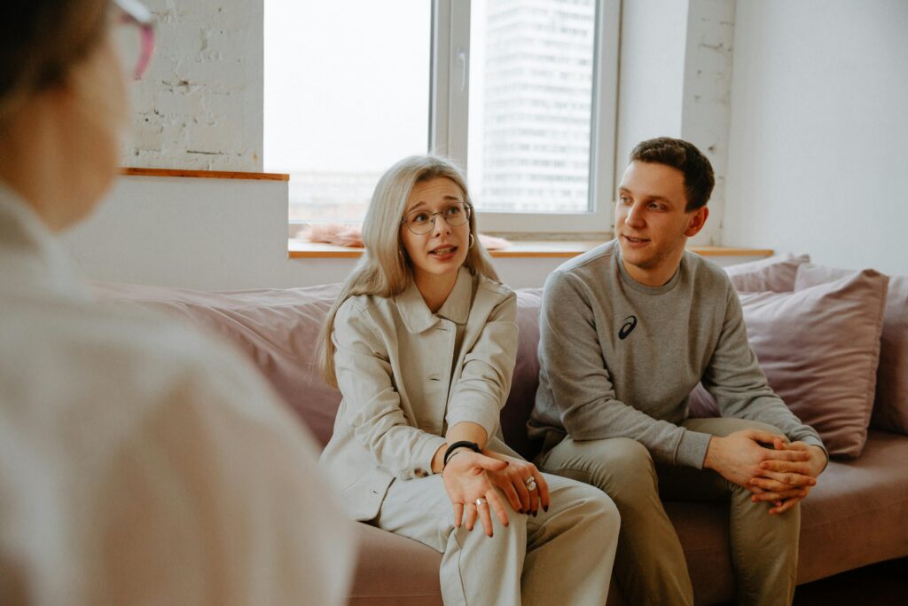 couple in mending session discovering the importance of learning empathy
